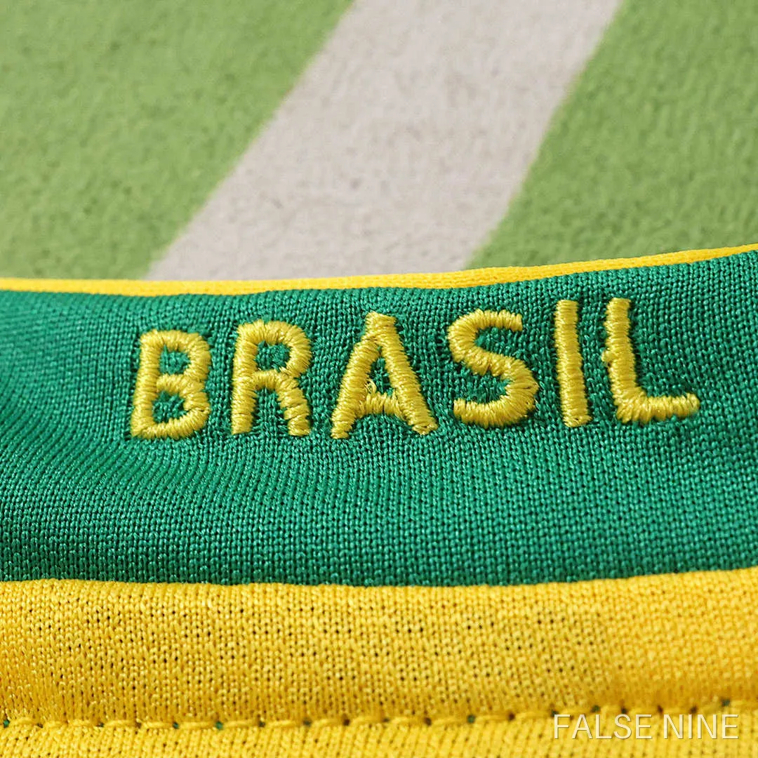 2006 Brazil home Long sleeved retro Fan version, photo 4