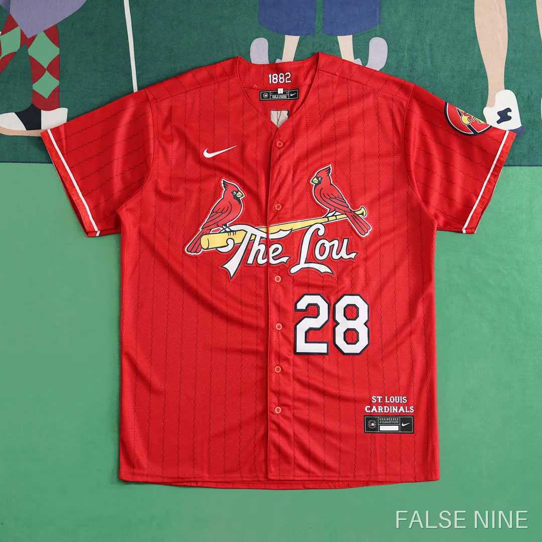 St. Louis Cardinals 28 The Lou Jersey, photo 1