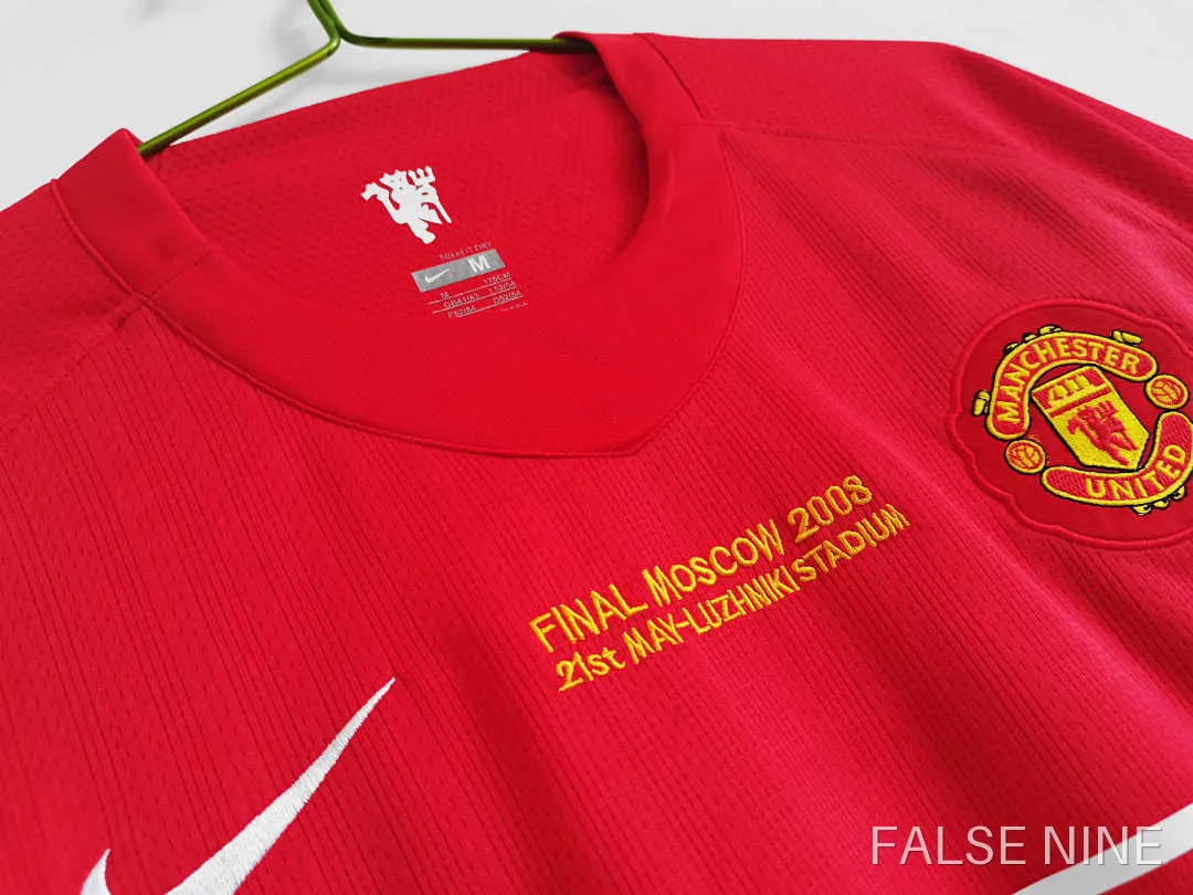 Manchester United 07/08 Home Long Sleeve Retro Jersey (Fan Version), photo 6
