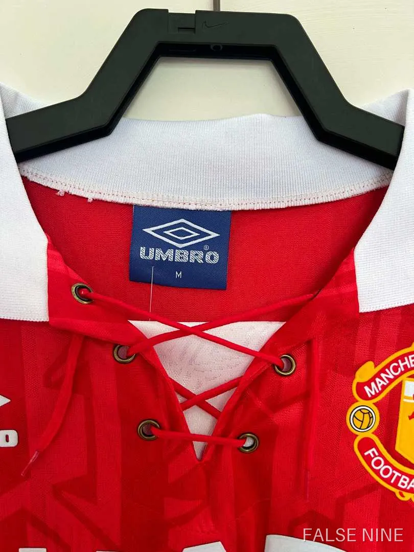 9294 Manchester United Home Lon Sleeves retro Fan version, photo 4