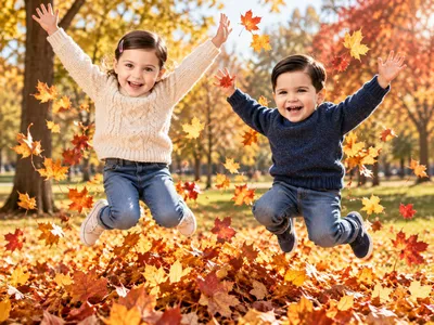 Leaf Pile Jump