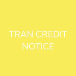 TRAN CREDIT NOTICE