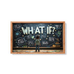 ماذا لو؟ – What If? Creative Thinking Classroom Art Print