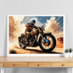 روح المغامرة – The Spirit of the Ride Art Print