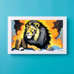 زئير القوة – Roar of Power Art Print