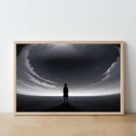 دوامة الصمت – The Vortex of Silence Art Print