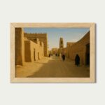 شارع الثميري التاريخي – Thumairi Street, Old Riyadh | Saudi Najdi Heritage Digital Wall Art