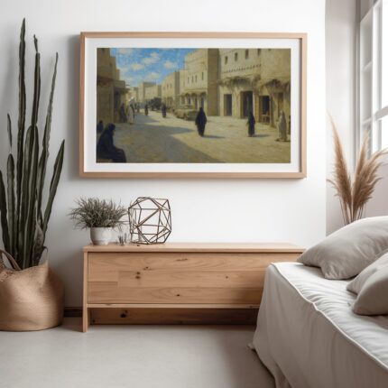 حي المرقب التاريخي – Al-Marqab Historic District | Riyadh Urban Heritage Digital Art