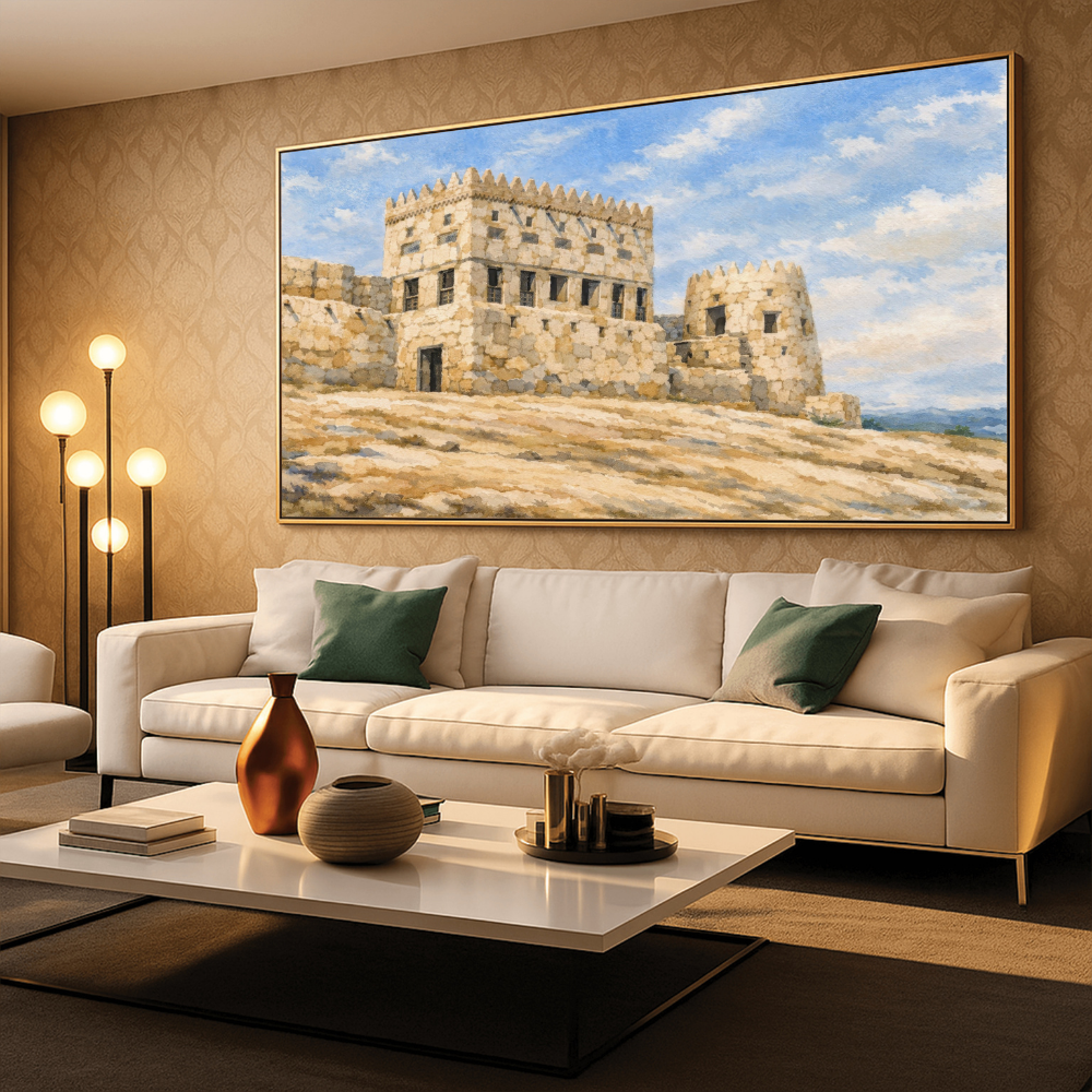 KSA 116-2025 قلعة دارين التاريخية – Tarout Island Darin Fort | Saudi Eastern Heritage Digital Wall Art - الصورة 1