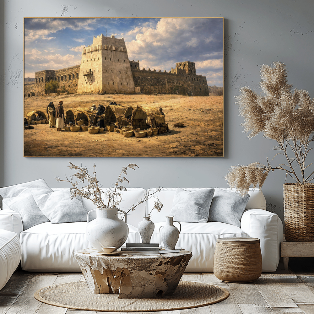 KSA 152-2025 قصر شدا التاريخي في أبها – ذاكرة الحكم والحياة | Shadda Palace Abha | Aseer Heritage Landmark - Image 1
