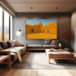 فناء الطين العسيري – هندسة البيوت التاريخية في أبها | Asiri Mud Courtyard – Historic Abha Architecture