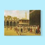 سعي الحجاج في الحرم المكي قديمًا – Pilgrims’ Tawaf in Historic Makkah