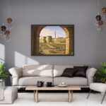 باب البقيع – Bab Al-Baqi Gate (Historic Medina Entryway – Islamic Heritage Digital Artwork)