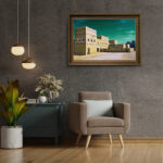 منزل نجدي في الرياض القديمة – Traditional Najdi House, Old Riyadh (Historic Arabian Architecture – Public Archives Digital Revival)