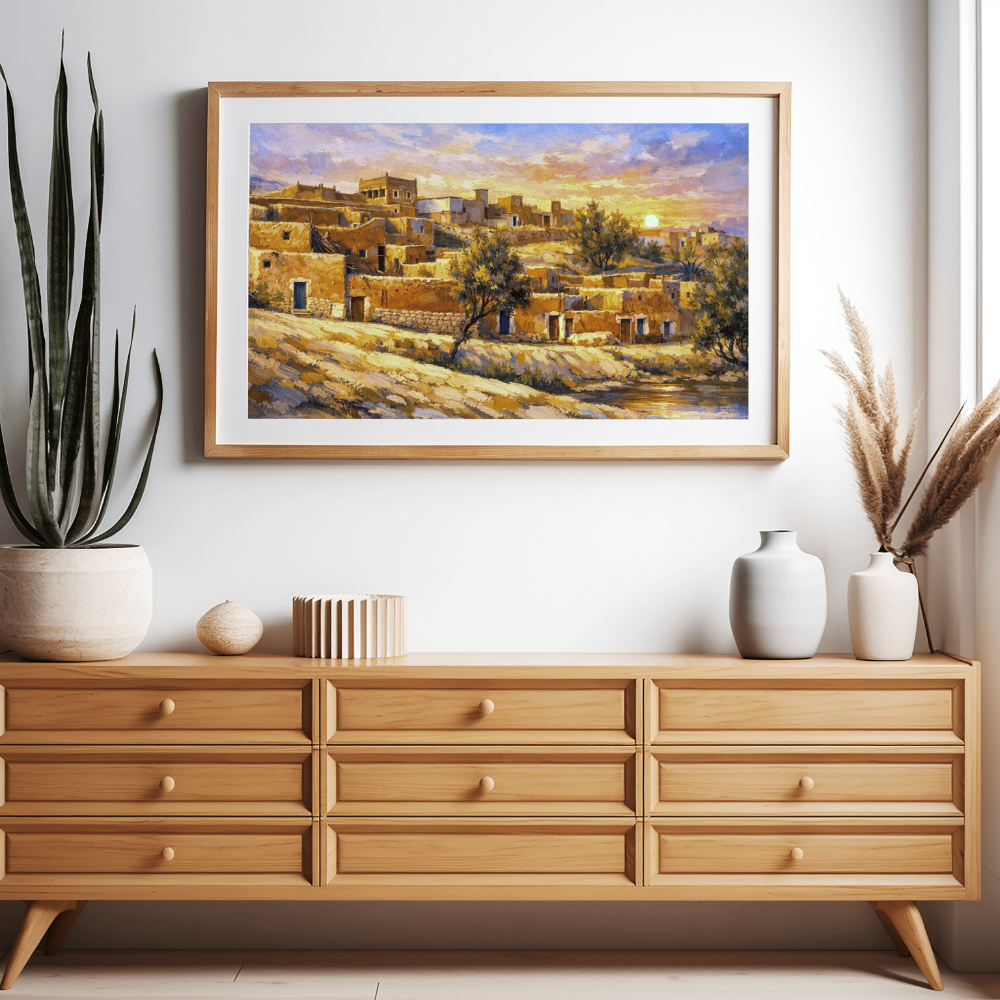KSA 84-2025 غروب بريدة الطيني | Buraydah Sunset Heritage Street - الصورة 1