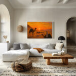 قافلة الغروب في الربع الخالي – Caravan of Sunset in the Empty Quarter