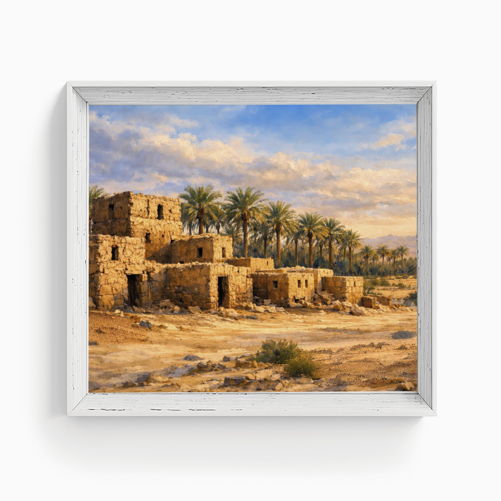 KSA 173-2025 واحة تيماء الخضراء – نخيل الحياة في صحراء تبوك | Tayma Oasis, Tabuk - Image 1