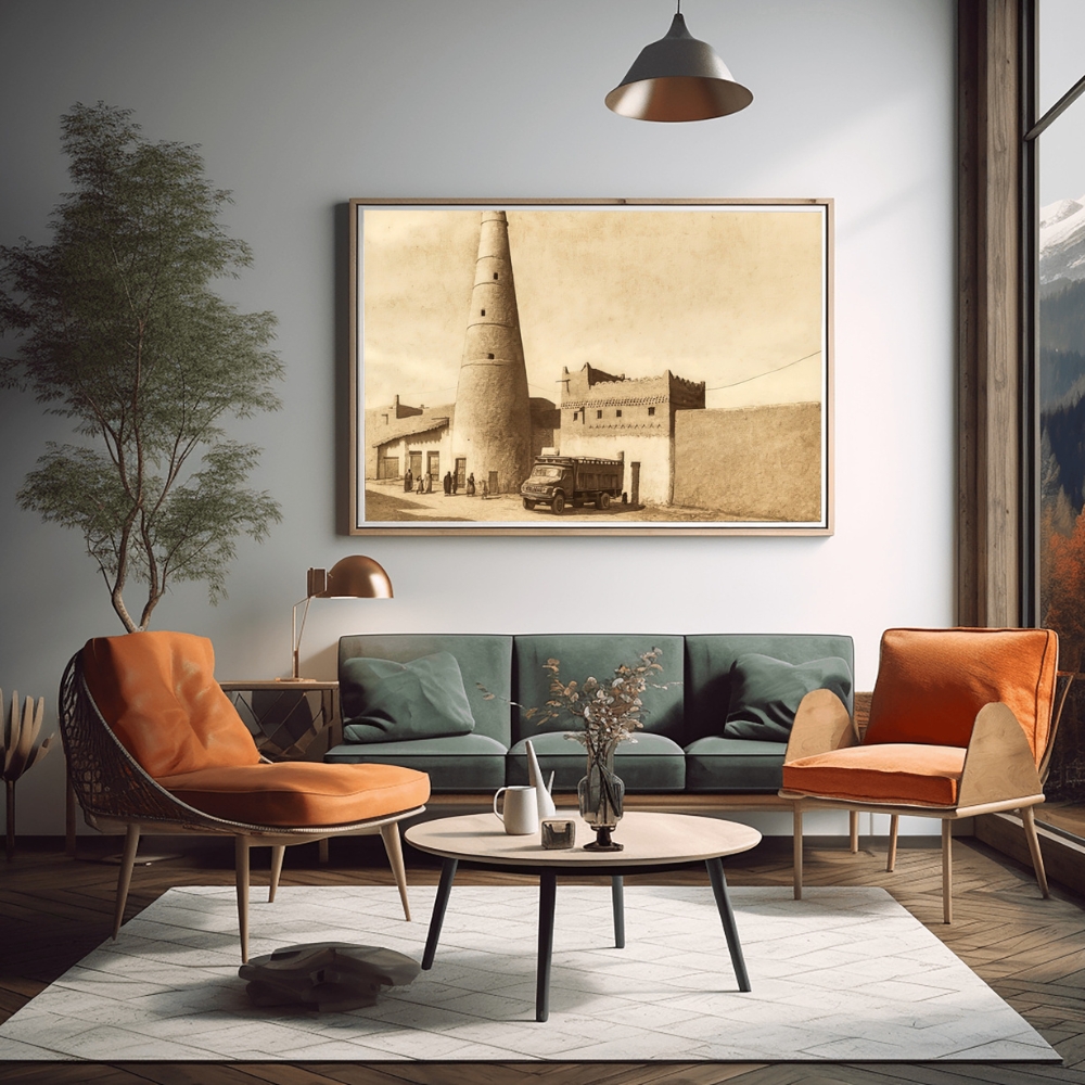 KSA 182-2025 مئذنة عنيزة القديمة – شاهد التحوّل النجدي | The Old Minaret of Unaizah - الصورة 1