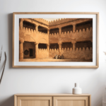 فناء حائل التراثي – مجالس الظل في العمارة النجدية | Hail Heritage Courtyard