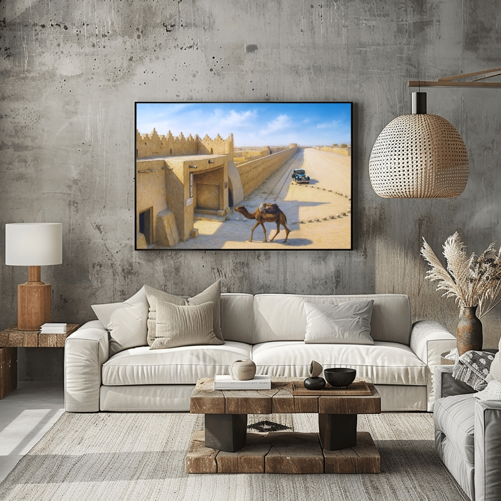 KWT 30-2025 سور الكويت بين زمنين – Kuwait City Wall Between Two Eras - الصورة 1