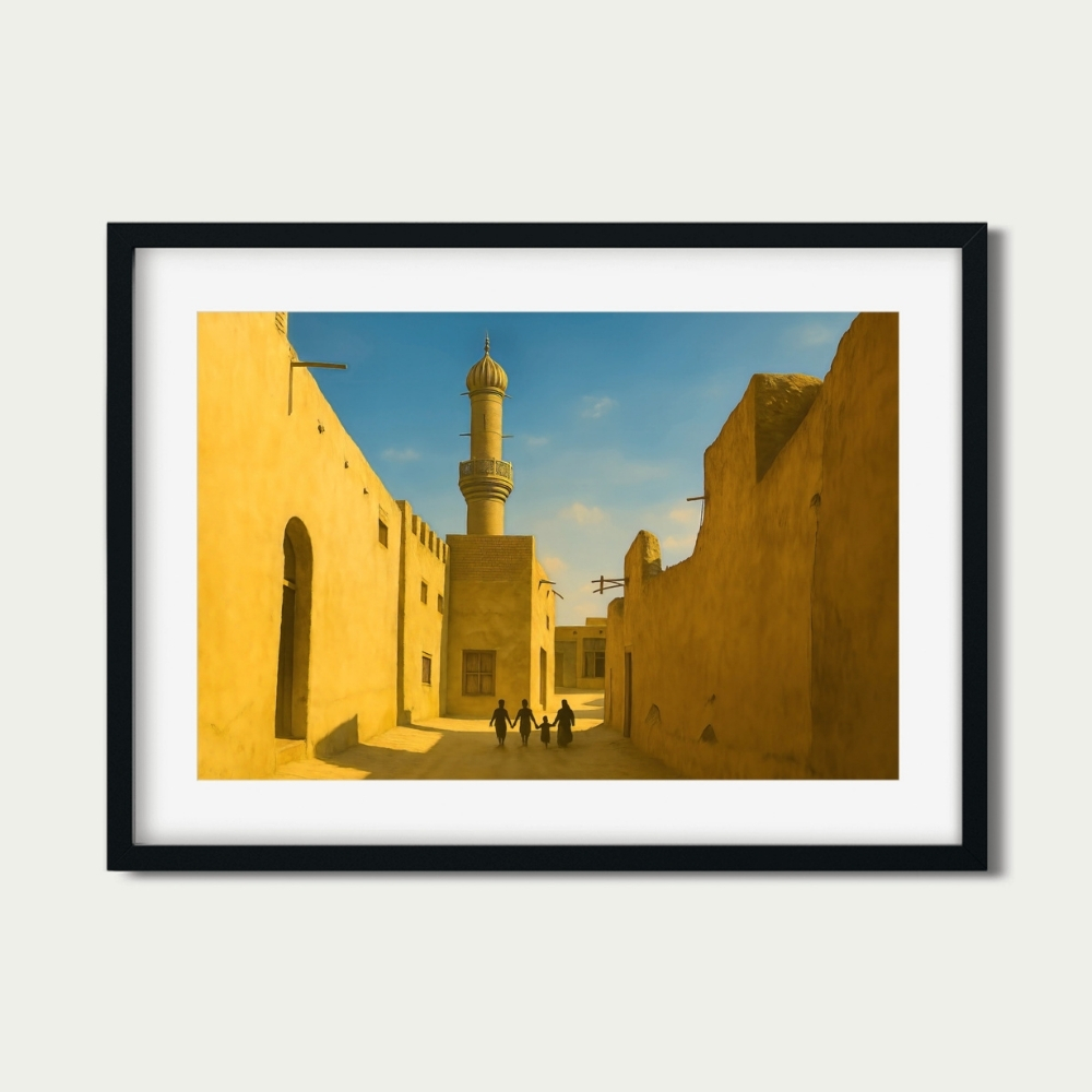 KWT 33-2025 أزقة الكويت القديمة – Old Kuwait Alleyways - الصورة 1