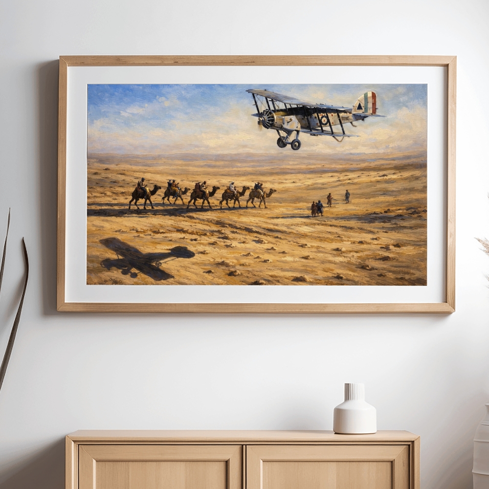 KWT 49-2025 بين الإبل والطيران – لقاء الأزمان فوق صحراء الكويت - Image 1