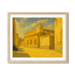 فريج كويتي قديم (زاوية صامتة) – Old Kuwaiti Neighborhood Corner | الفن الرقمي للعمارة التراثية