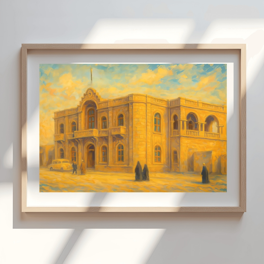 KWT 58-2025 مبنى المعارف – الكويت في بداية الخمسينات | Directorate of Education Heritage - Image 1