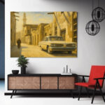 الكويت القديمة بين الأزقة والحداثة المبكرة – Old Kuwait Alley & Early Modernity | الفن الرقمي للهوية العمرانية