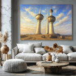 أبراج الكويت أثناء التشييد (1971–1976) | Kuwait Towers Construction Era