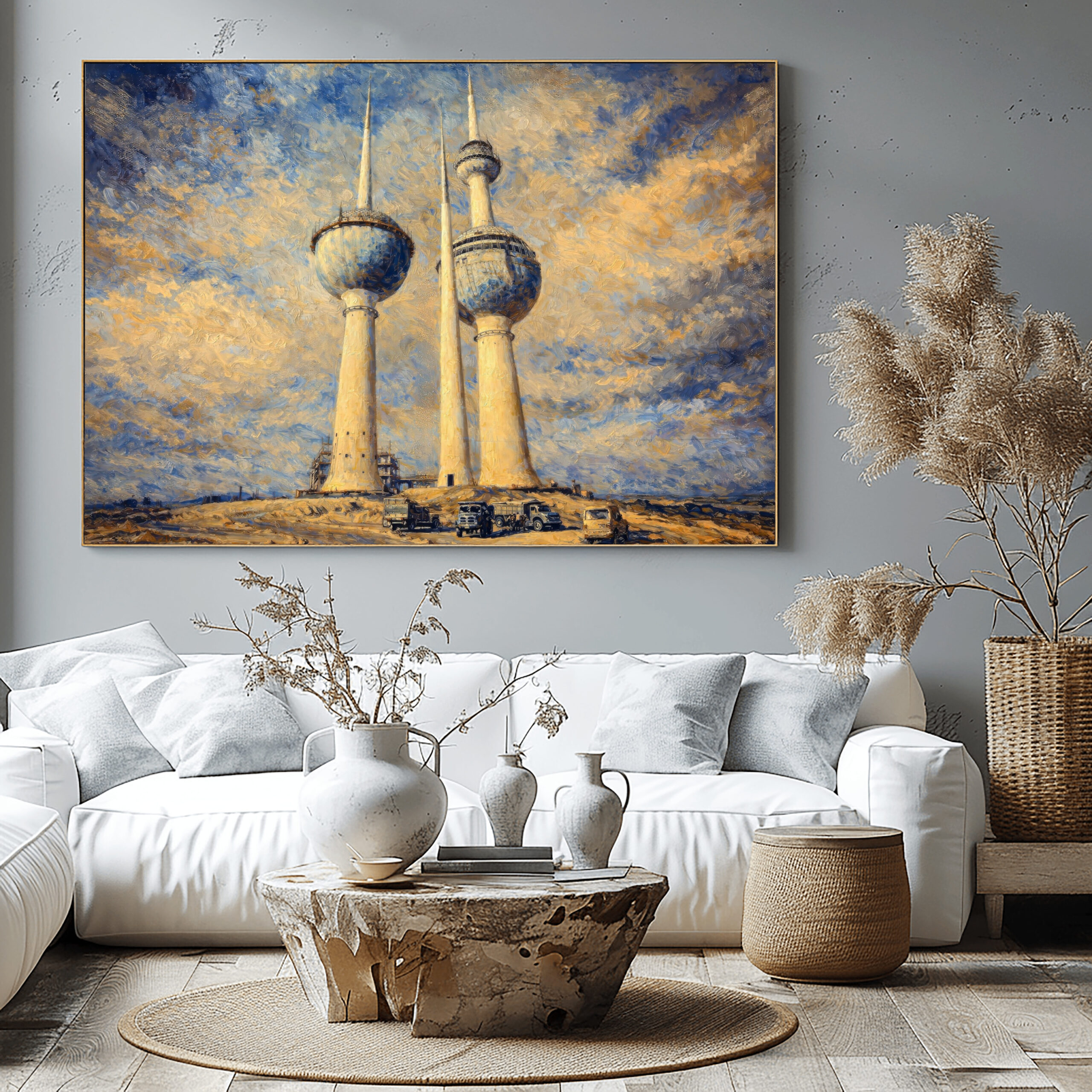 KWT 92-2025 أبراج الكويت أثناء التشييد (1971–1976) | Kuwait Towers Construction Era - الصورة 1