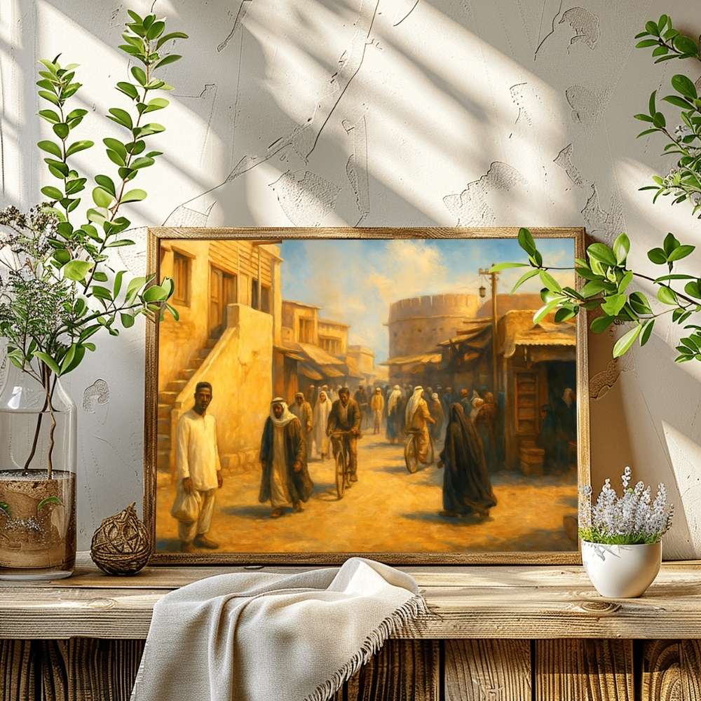 KWT 93-2025 سوق المباركية في زمنه الأول | Al-Mubarakiya Old Market – Kuwait - الصورة 1