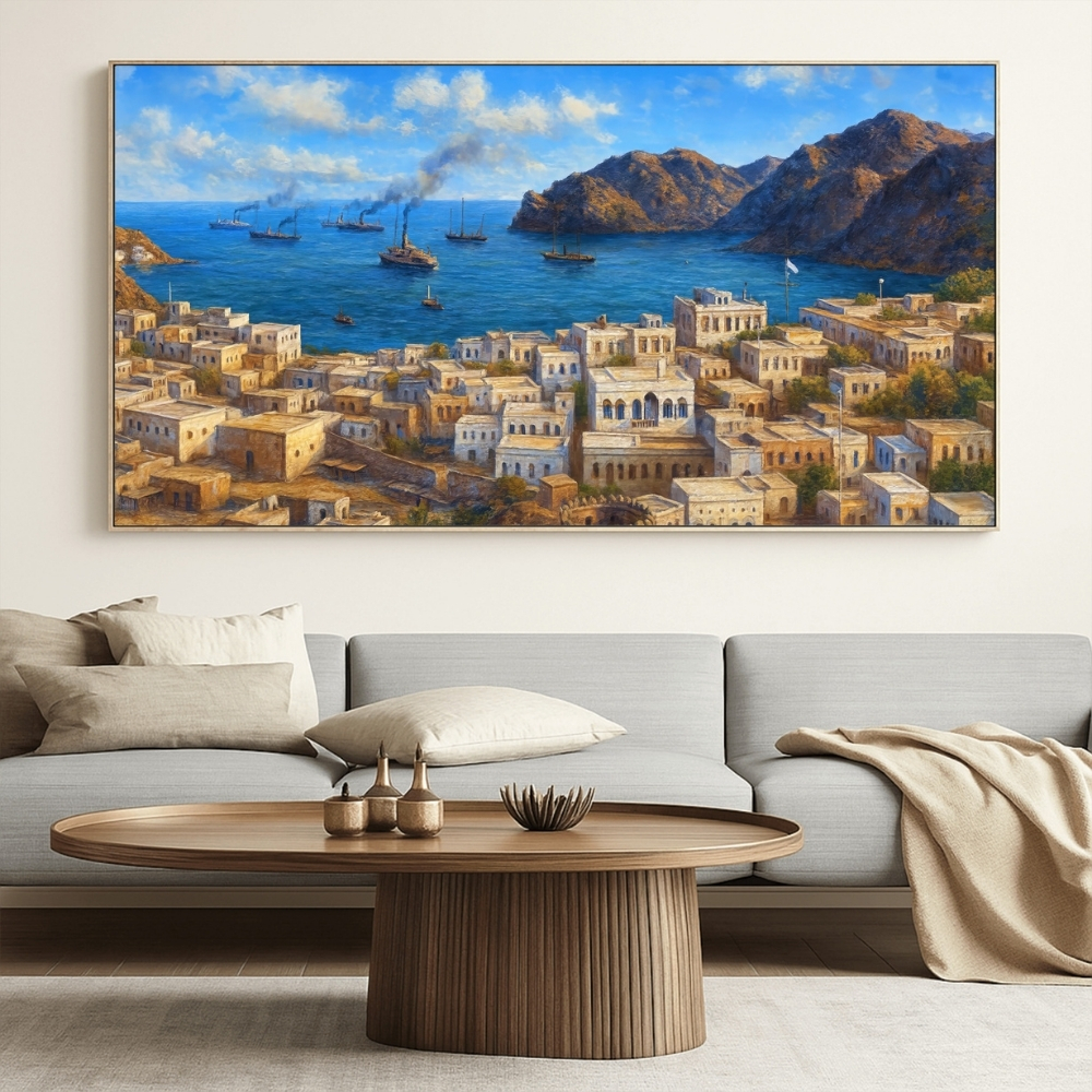 OMN 69-2025 ميناء مسقط والتحولات البحرية – Muscat Harbor & Maritime Transitions - الصورة 1