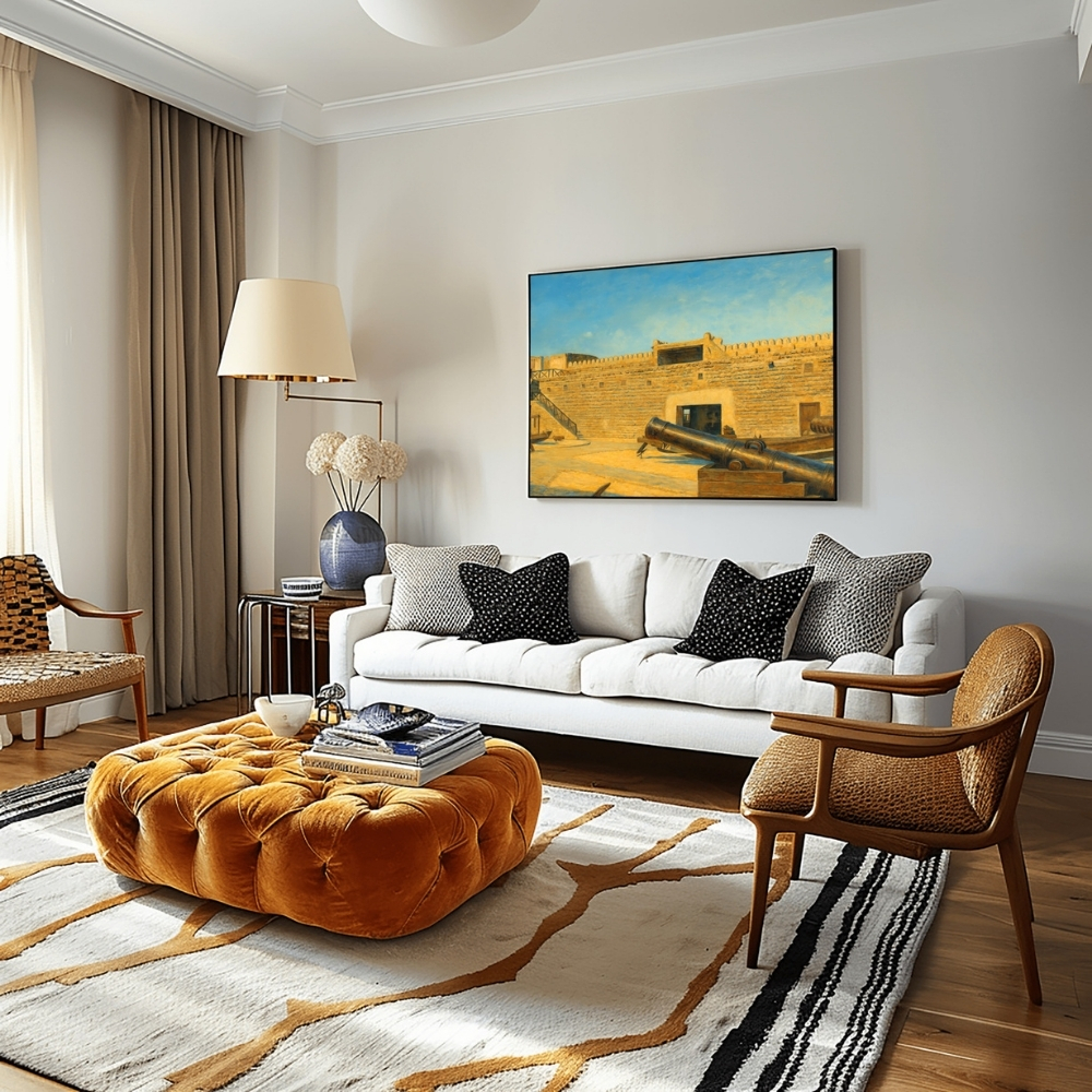 UAE 25-2025 حراس الساحل القديم – Guardians of Old Dubai Forts Historic Dubai Fortifications | Digital Heritage Restoration Art - الصورة 1