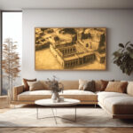 فريج الفهيدي… هندسة العيش القديم – Al Fahidi Quarter, Architecture of Daily Life Old Dubai Urban Fabric | Digital Heritage Restoration Art