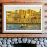 دبي في الستينات: على ضفاف التحوّل – Dubai in the 1960s, Between Creek and Change Dubai Heritage Digital Art