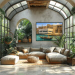 خور دبي في قلب الذاكرة – Old Dubai Creek Trading Life Historic Deira & Bur Dubai | Digital Heritage Fine Art