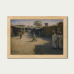 نبض السوق القديم في أبوظبي – Abu Dhabi Old Souq, 1950s Traditional Emirati Life | Digital Restoration Art
