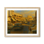 شارع السوق في الدوحة القديمة – Old Doha Market Street in Golden Motion