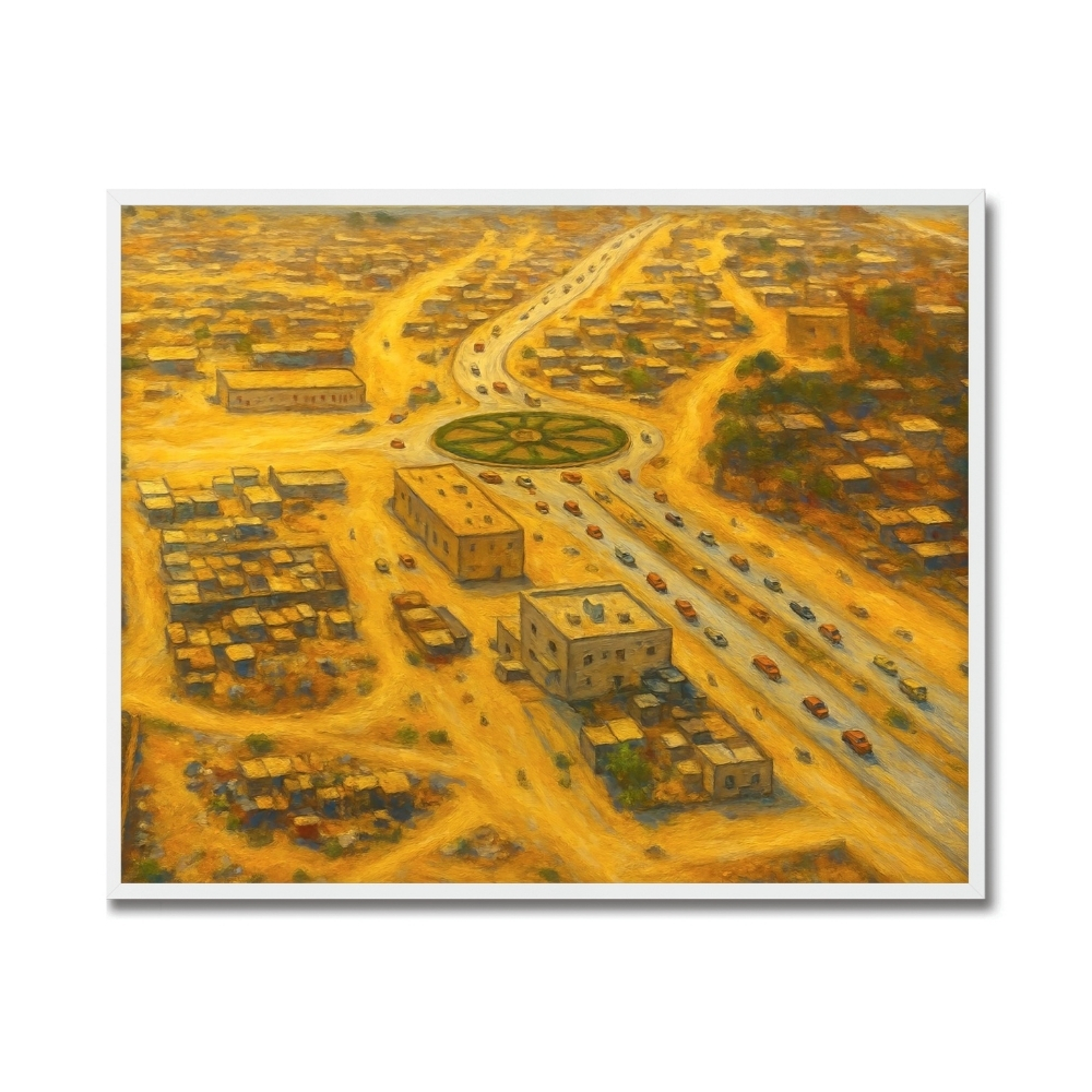 UAE 94-2025 طرق الرمل وبدايات المدينة – العين في سبعينات القرن الماضي Roads of Sand – Al Ain City in the 1970s - Image 1