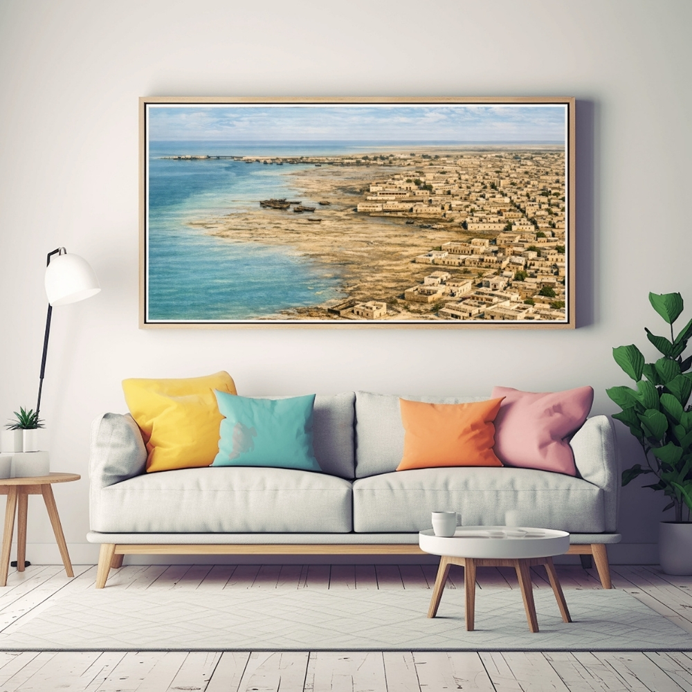 BHR 36-2025 ساحل المحرق القديم – ملامح البحر والبدايات الأولى – Muharraq Coastal Origins (Early 20th Century View) - الصورة 1