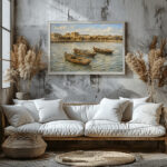 شواطئ المحرق في الخمسينات – هدوء البحر وبساطة الحياة – Muharraq Shores in the 1950s (Serene Coastal Heritage of Bahrain)