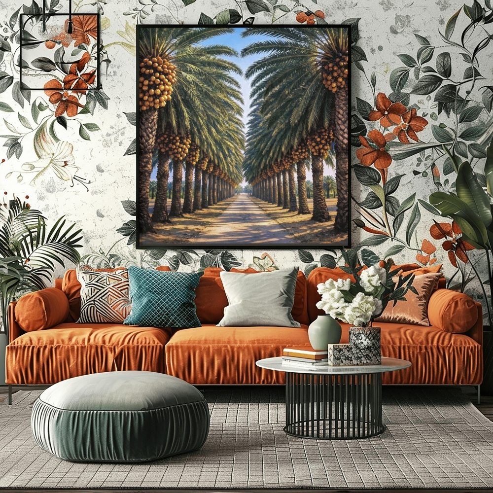 GCC 11-2025 ممر النخيل وعناقيد الوفرة – Palm Avenue of Abundant Dates - Image 1