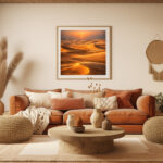 أمواج الرمال تحت وهج الغروب – Waves of Sand in Arabian Sunset Glow