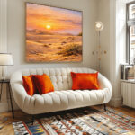 همس الغروب على أطراف الرمال – Whispering Sunset Over Arabian Sands