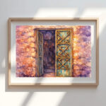 بوابة الحلم القديمة – Vintage Arabian Doorway Dream