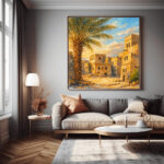 عبق النخيل والبيوت الطينية – Palm & Mud Heritage Essence