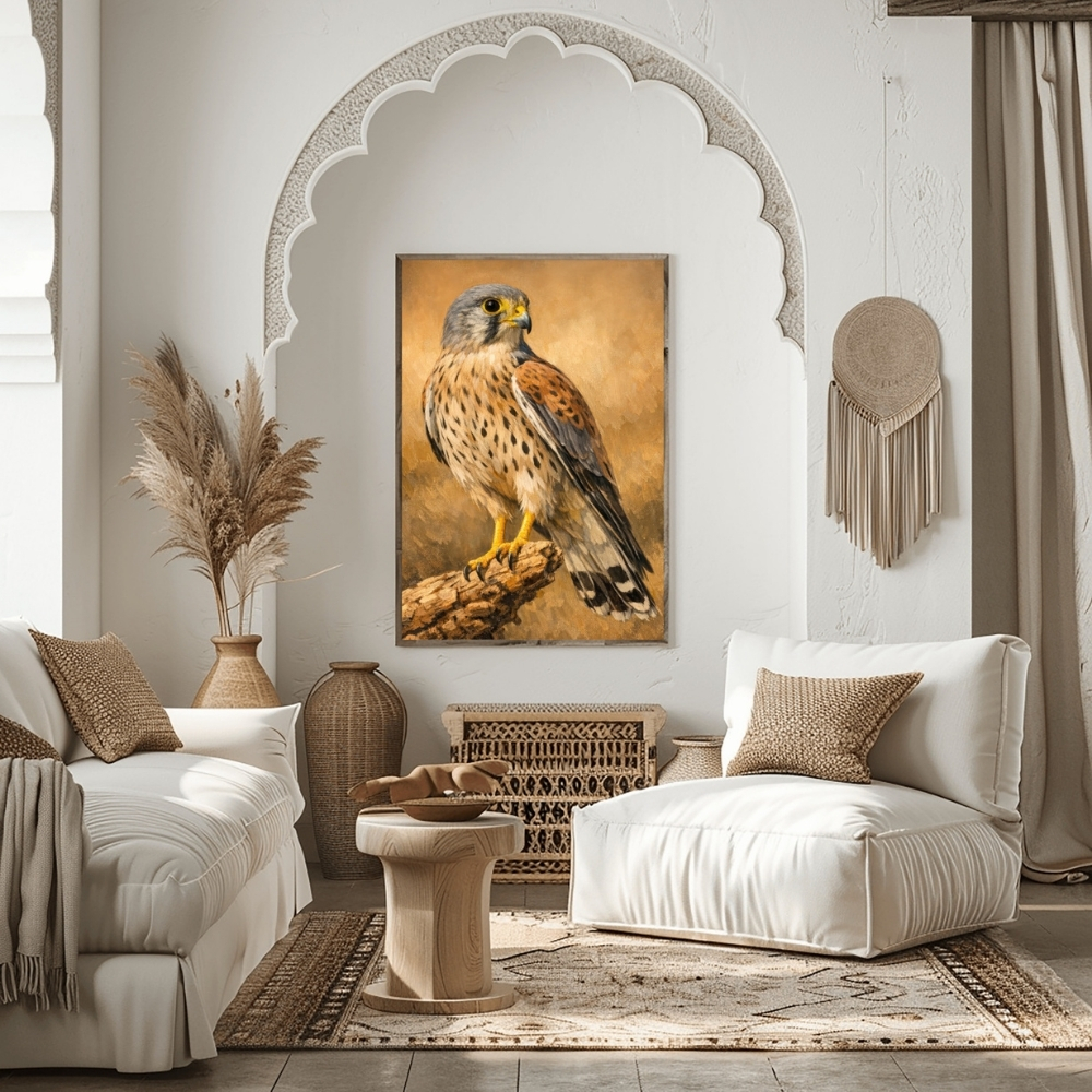 GCC 131-2025 الصرد الجبلي الوقور – Majestic Great Shrike of Arabia - الصورة 1