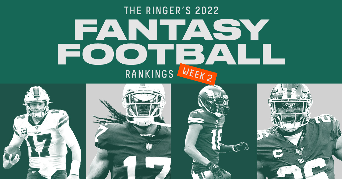 The Ringer’s 2022 Fantasy Football Rankings, Week 2 TrendRadars