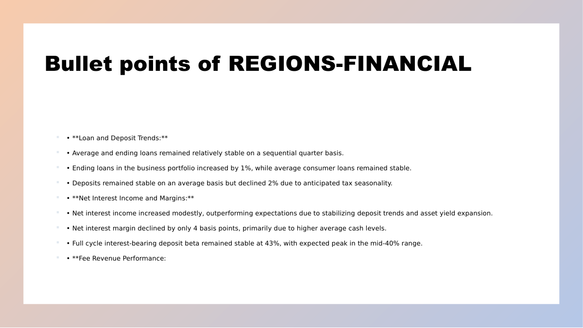 REGIONS FINANCIAL